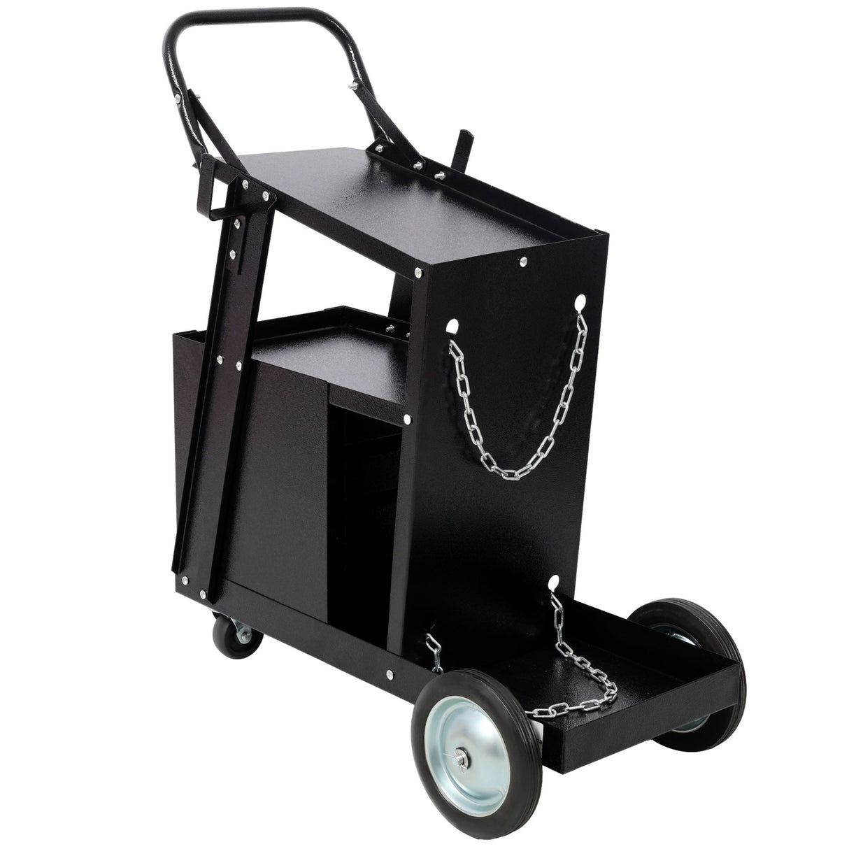 Heavy Duty 2 - Tier 4 Drawers Rolling Welding Cart Portable Welder Storage Trolley with Wheels for MIG TIG ARC Welder Plasma Cutter and Welding Accessories - Fab Heavy Parts
