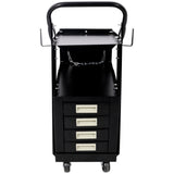 Heavy Duty 2 - Tier 4 Drawers Rolling Welding Cart Portable Welder Storage Trolley with Wheels for MIG TIG ARC Welder Plasma Cutter and Welding Accessories - Fab Heavy Parts