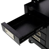 Heavy Duty 2 - Tier 4 Drawers Rolling Welding Cart Portable Welder Storage Trolley with Wheels for MIG TIG ARC Welder Plasma Cutter and Welding Accessories - Fab Heavy Parts