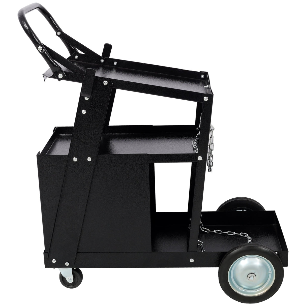 Heavy Duty 2 - Tier 4 Drawers Rolling Welding Cart Portable Welder Storage Trolley with Wheels for MIG TIG ARC Welder Plasma Cutter and Welding Accessories - Fab Heavy Parts