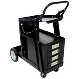 Heavy Duty 2 - Tier 4 Drawers Rolling Welding Cart Portable Welder Storage Trolley with Wheels for MIG TIG ARC Welder Plasma Cutter and Welding Accessories - Fab Heavy Parts