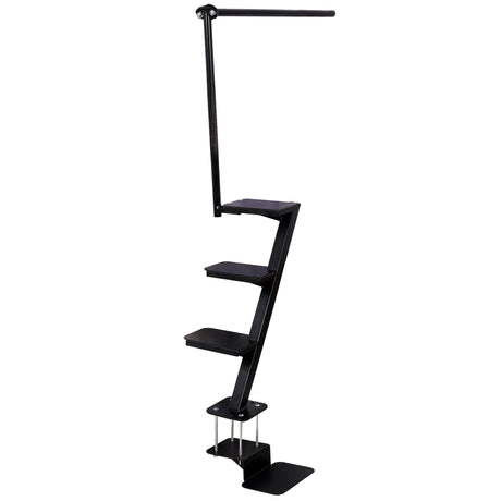 Heavy Duty 4 Step Boat Trailer Steps with Secure Handle Tread Steel Trailer Tongue Ladder Universal Fit for Most Boat Trailers - Fab Heavy Parts