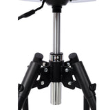 Heavy Duty Adjustable Hydraulic Shop Stool Adjustable Mechanic Stool Foot Rest Stool 360° Swivel - Black - Fab Heavy Parts