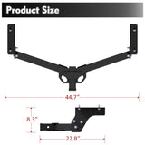 Heavy Duty Carbon Steel Class 3 Trailer Hitch 2" Receiver Fit For 2006–2018 Toyota RAV4, 675 Lbs Tongue Weight 4500 Lbs WD Capacity - Fab Heavy Parts