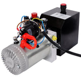 Heavy Duty Double Acting 12V DC Hydraulic Power Unit 3 Quart Steel Tank Hydraulic Pump for Dump Trailers Aerial Platforms and Industrial Lifting Applications with Remote Control - Fab Heavy Parts