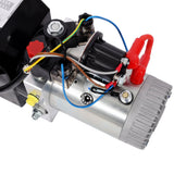 Heavy Duty Double Acting 12V DC Hydraulic Power Unit 3 Quart Steel Tank Hydraulic Pump for Dump Trailers Aerial Platforms and Industrial Lifting Applications with Remote Control - Fab Heavy Parts