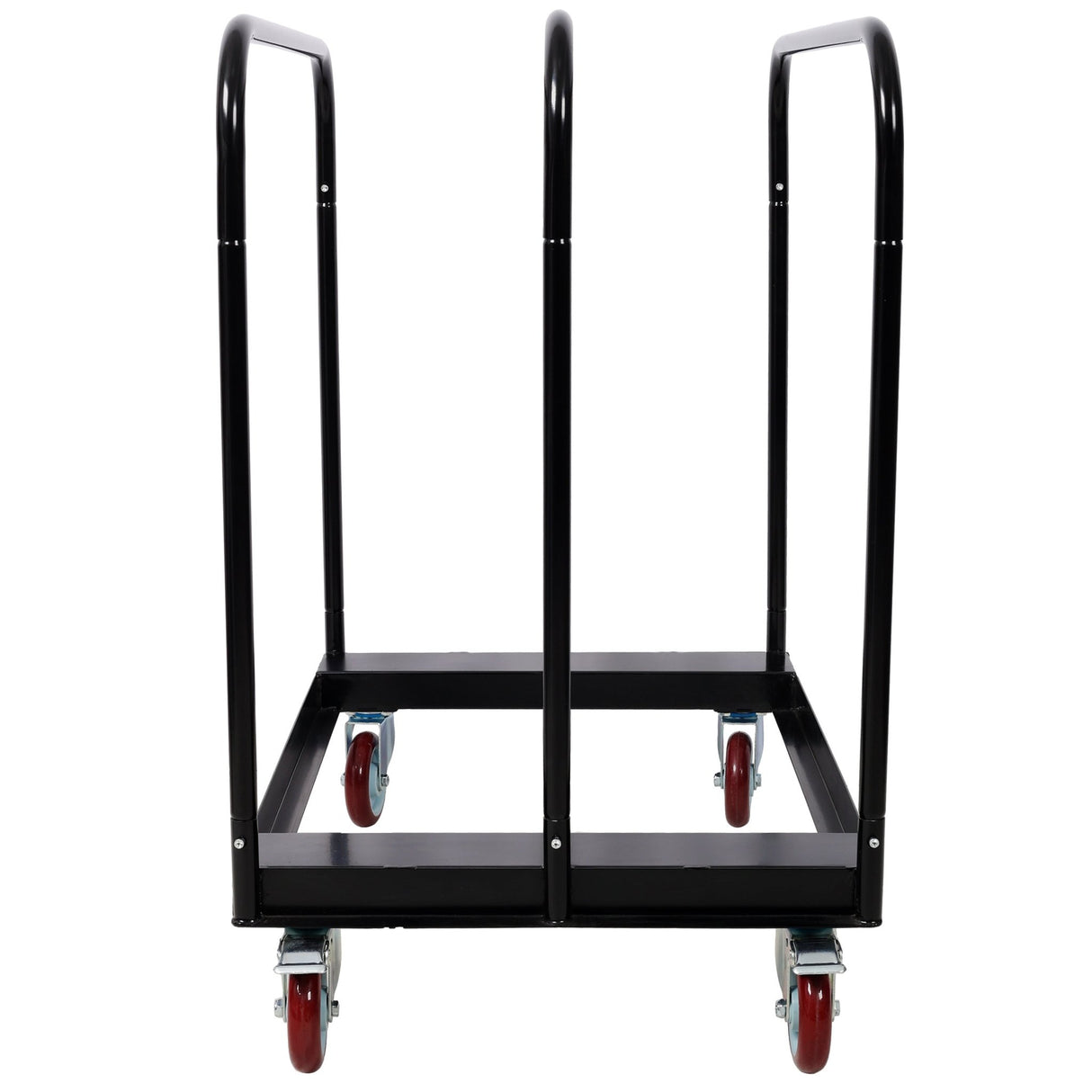 Heavy Duty Drywall Sheet Cart & Panel Dolly 1500 lbs Capacity 3 Side Handrails - Black - Fab Heavy Parts