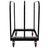 Heavy Duty Drywall Sheet Cart & Panel Dolly 1500 lbs Capacity 3 Side Handrails - Black - Fab Heavy Parts