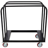 Heavy Duty Drywall Sheet Cart & Panel Dolly 1500 lbs Capacity 3 Side Handrails - Black - Fab Heavy Parts