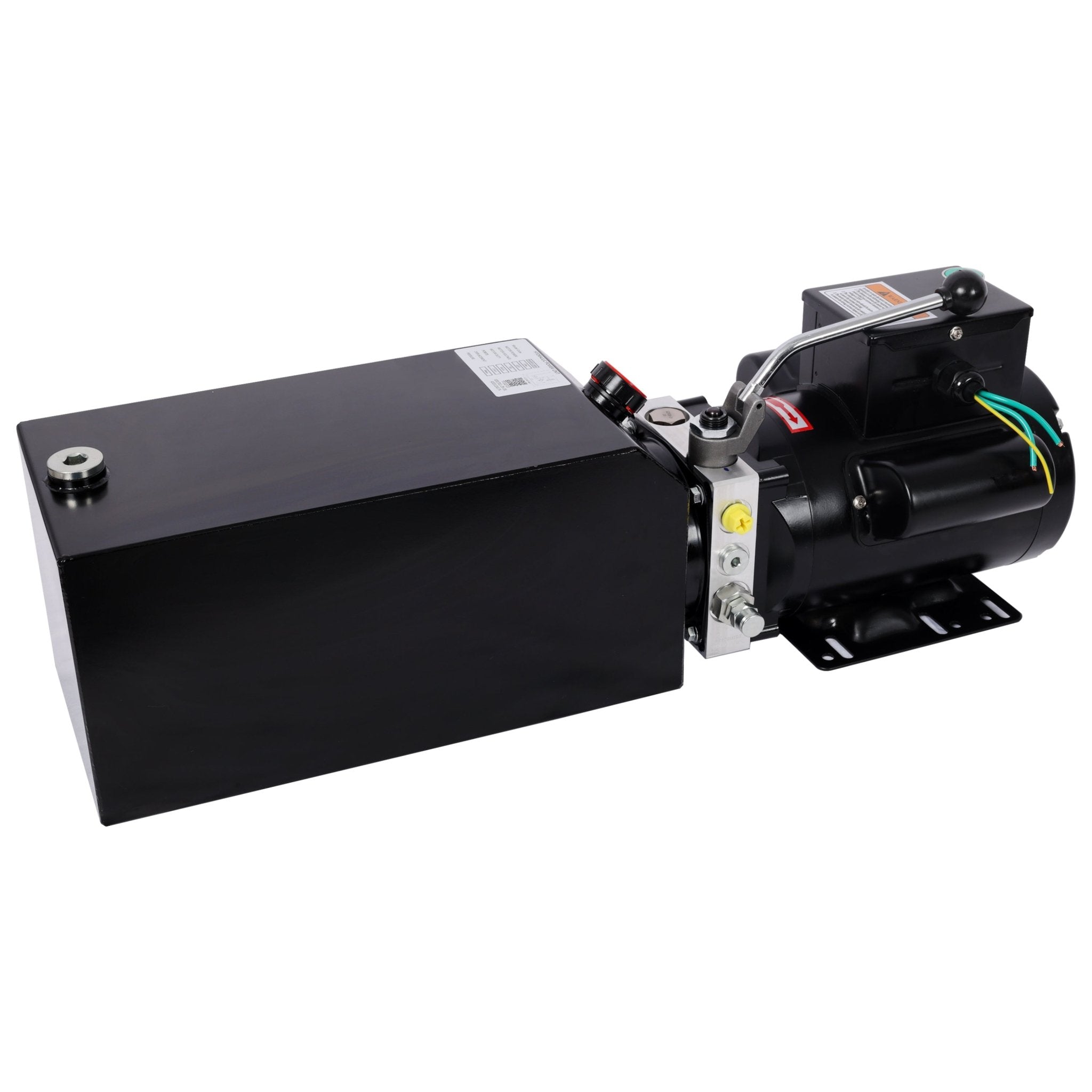 Heavy - Duty Hydraulic Power Unit for Car Lifts, AC 110V Single Phase, 10 Quart Oil Reservoir, Replacement Pump for 2 - Post 4 - Post Lifts & Auto Shop Equipment - Fab Heavy Parts