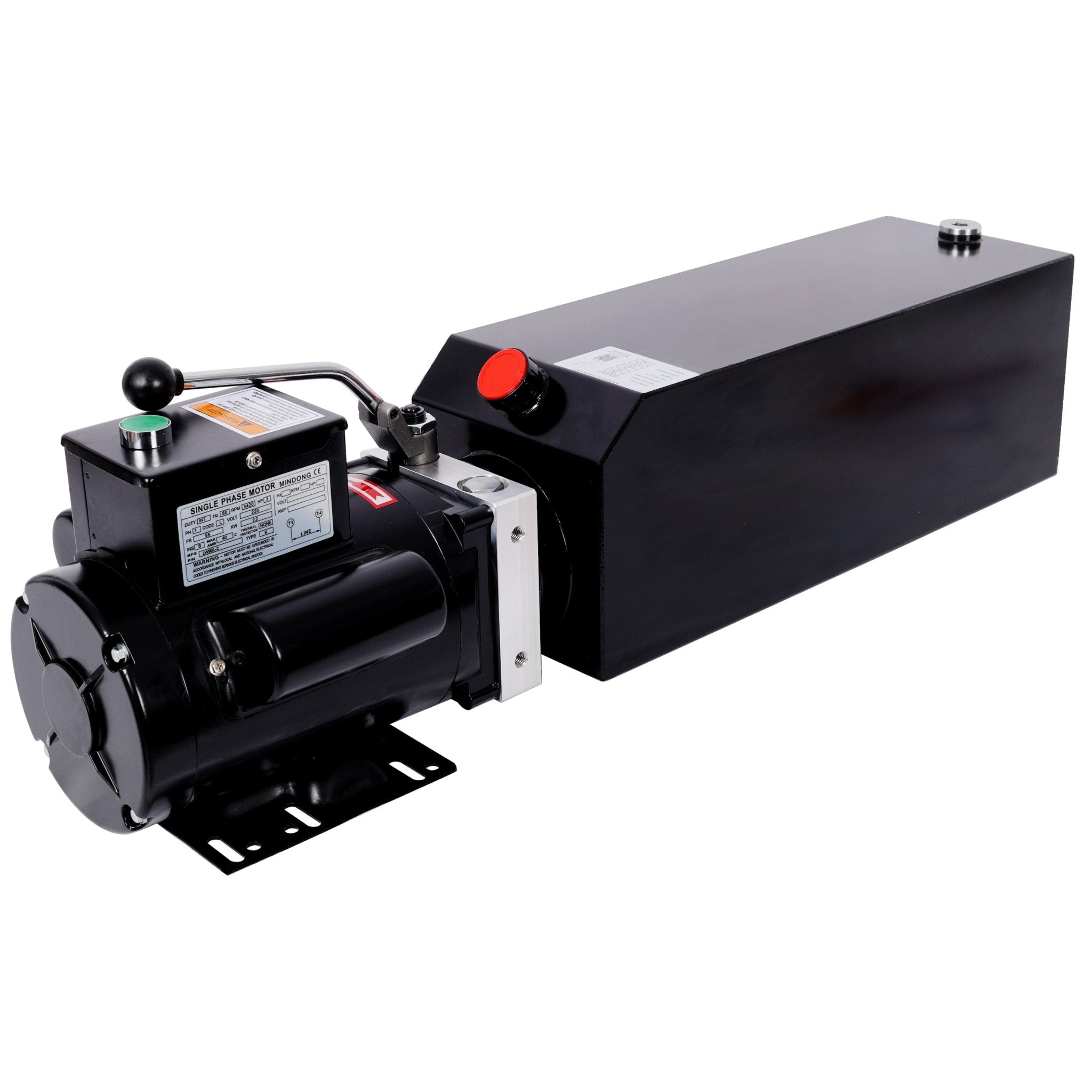 Heavy - Duty Hydraulic Power Unit for Car Lifts, AC 110V Single Phase, 14 Quart Oil Reservoir, Replacement Pump for 2 - Post 4 - Post Lifts & Auto Shop Equipment - Fab Heavy Parts