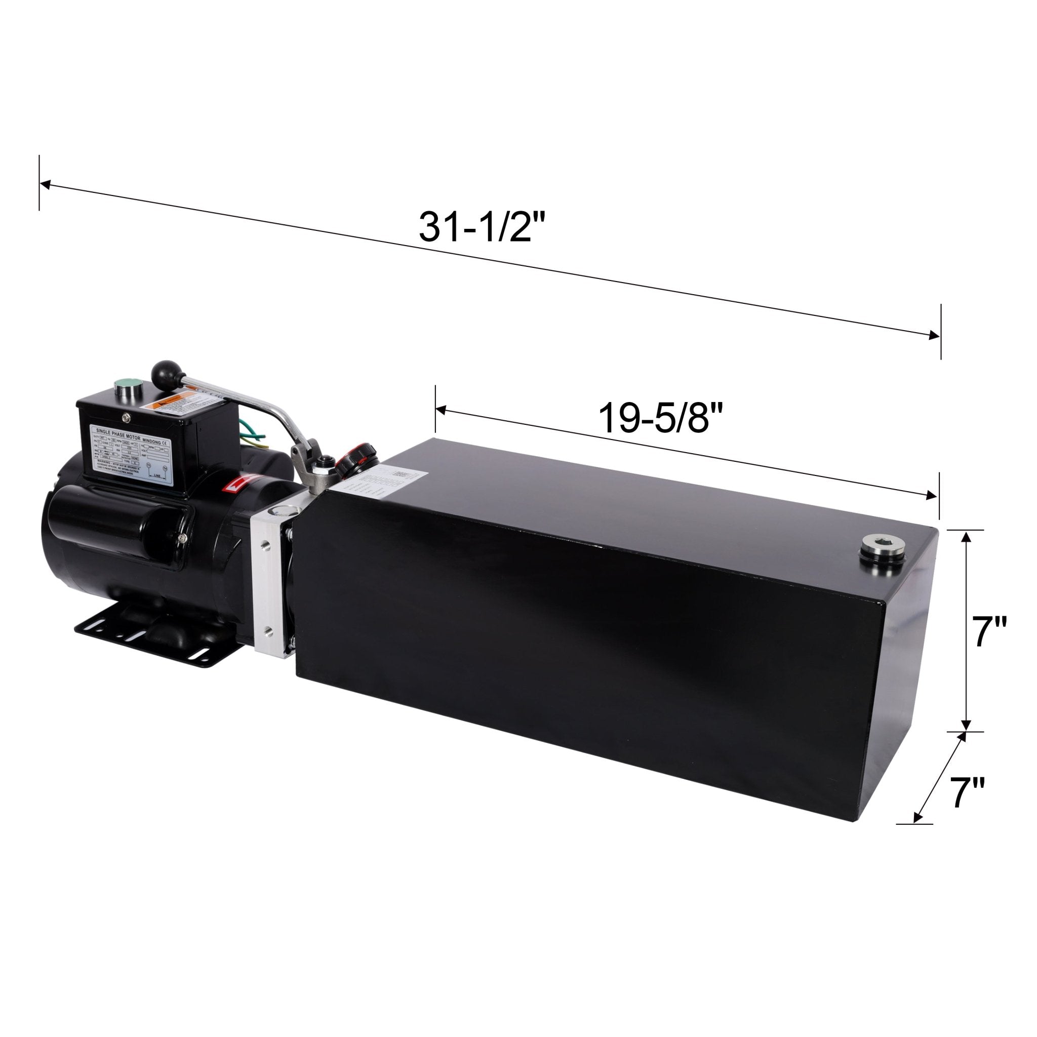 Heavy - Duty Hydraulic Power Unit for Car Lifts, AC 110V Single Phase, 14 Quart Oil Reservoir, Replacement Pump for 2 - Post 4 - Post Lifts & Auto Shop Equipment - Fab Heavy Parts