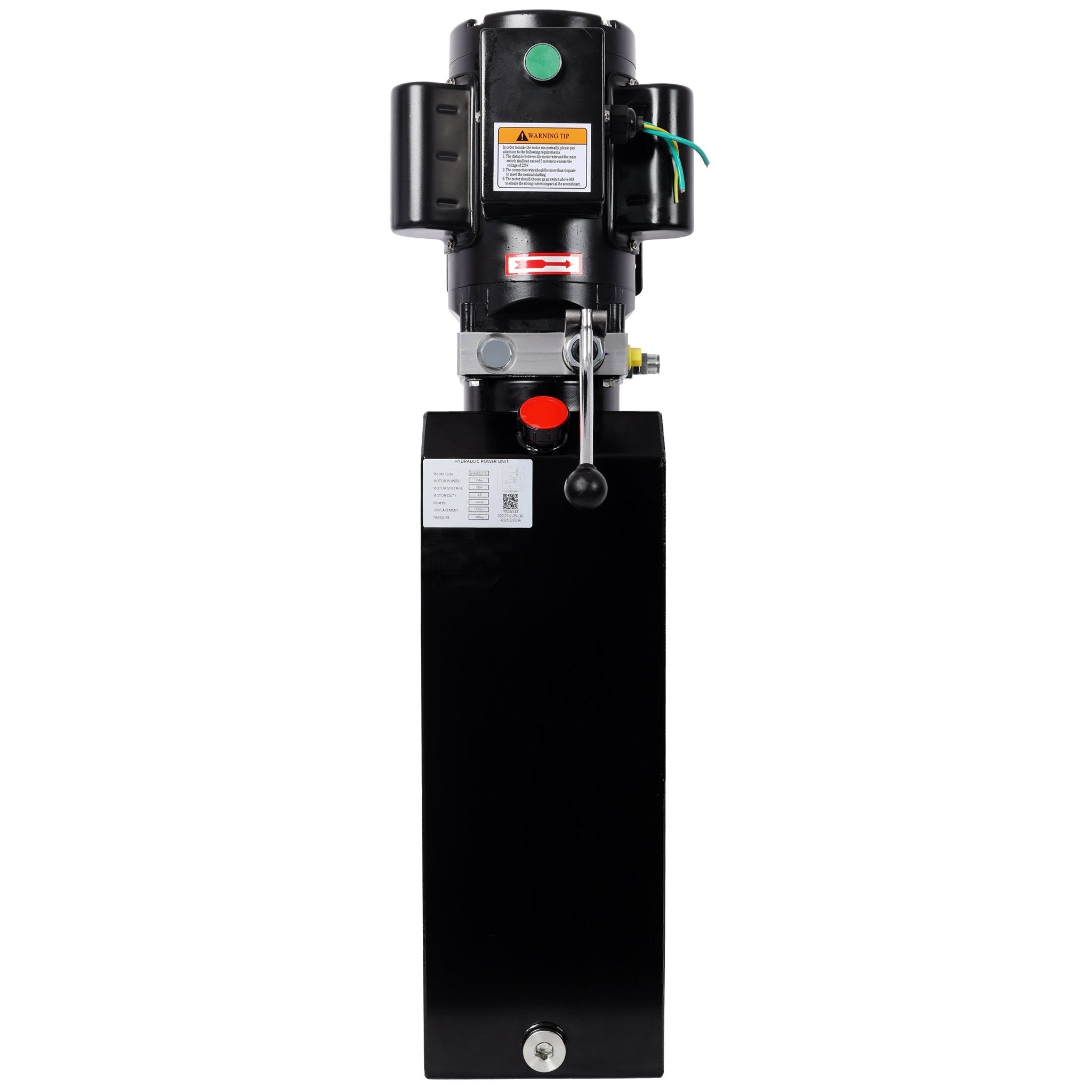 Heavy - Duty Hydraulic Power Unit for Car Lifts, AC 110V Single Phase, 14 Quart Oil Reservoir, Replacement Pump for 2 - Post 4 - Post Lifts & Auto Shop Equipment - Fab Heavy Parts
