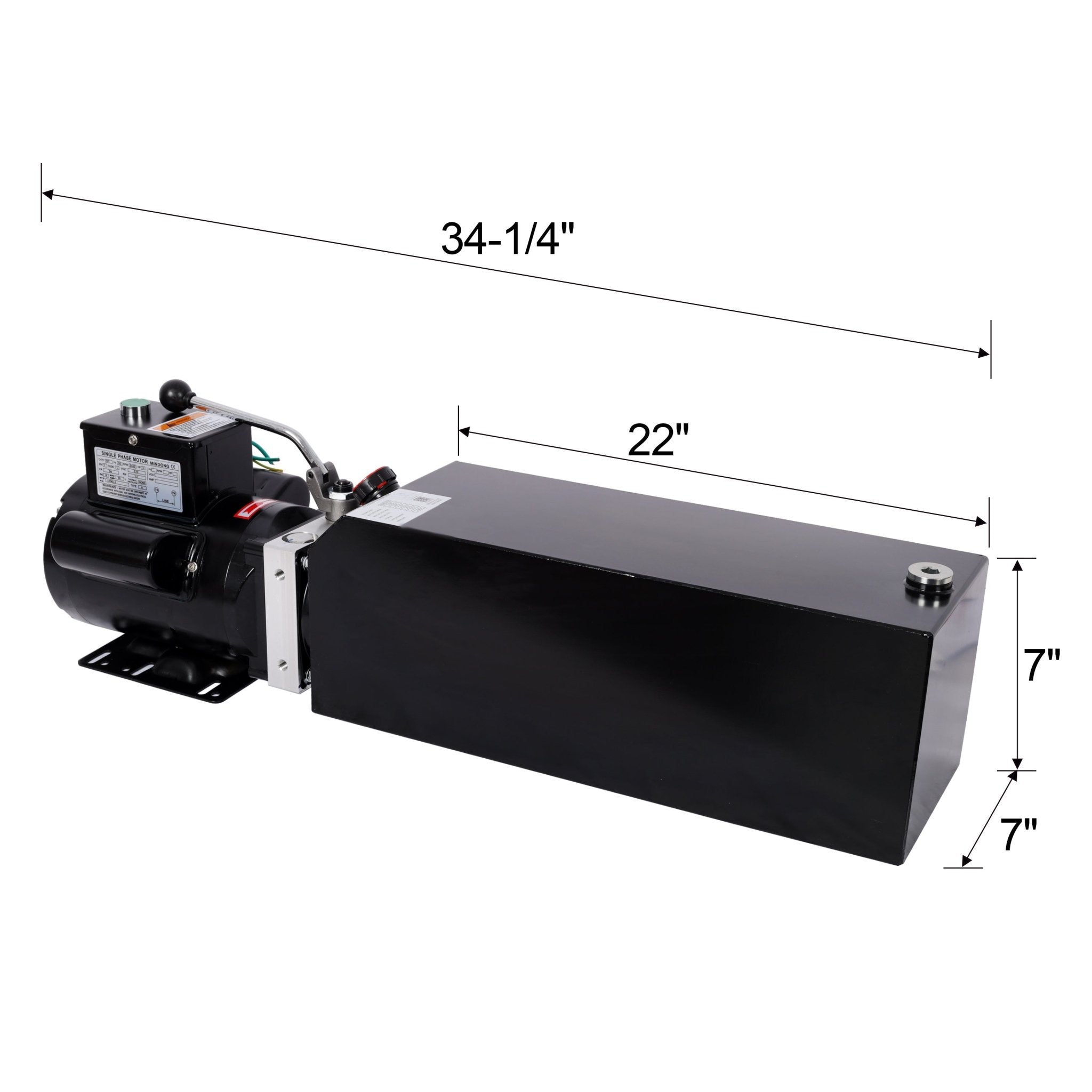 Heavy - Duty Hydraulic Power Unit for Car Lifts AC 110V Single Phase 16 Quart Oil Reservoir Replacement Pump for 2 - Post 4 - Post Lifts & Auto Shop Equipment - Fab Heavy Parts