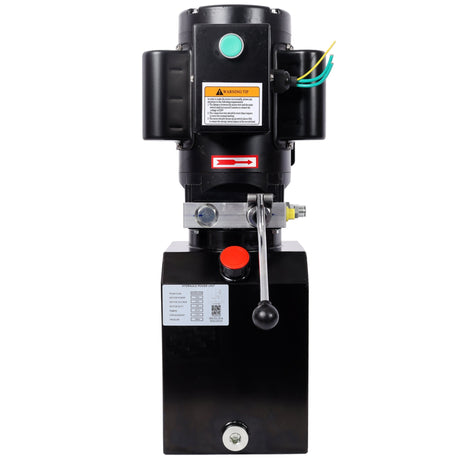 Heavy - Duty Hydraulic Power Unit for Car Lifts, AC 110V Single Phase, 6 Quart Oil Reservoir, Replacement Pump for 2 - Post 4 - Post Lifts & Auto Shop Equipment - Fab Heavy Parts