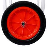 Heavy Duty Kayak Cart Width Adjustable Canoe with 12inch Flatfree Beach Wheels Boat Dolly Trolley with Airless - Fab Heavy Parts