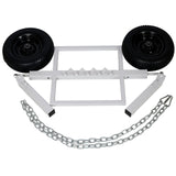 Heavy - Duty Log Dolly Holder White 1100 LBS Capacity - Fab Heavy Parts
