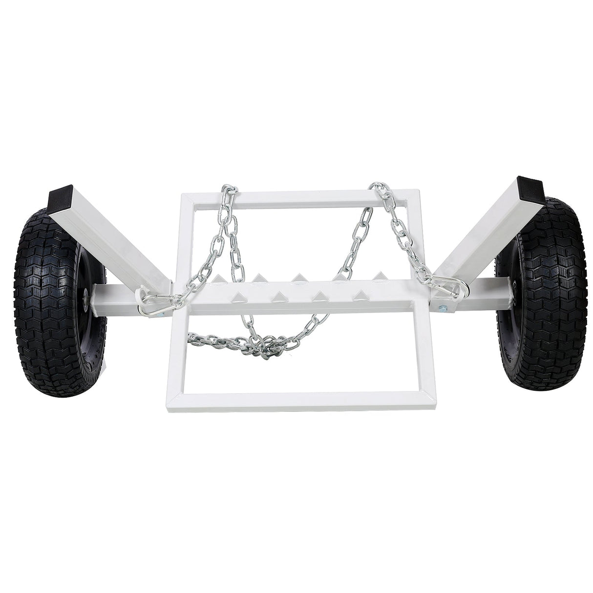 Heavy - Duty Log Dolly Holder White 1100 LBS Capacity - Fab Heavy Parts