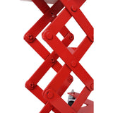 Heavy - Duty Low Lift Transmission Jack with Nylon Safety Strap Steel 450 Lbs Capacity - Fab Heavy Parts