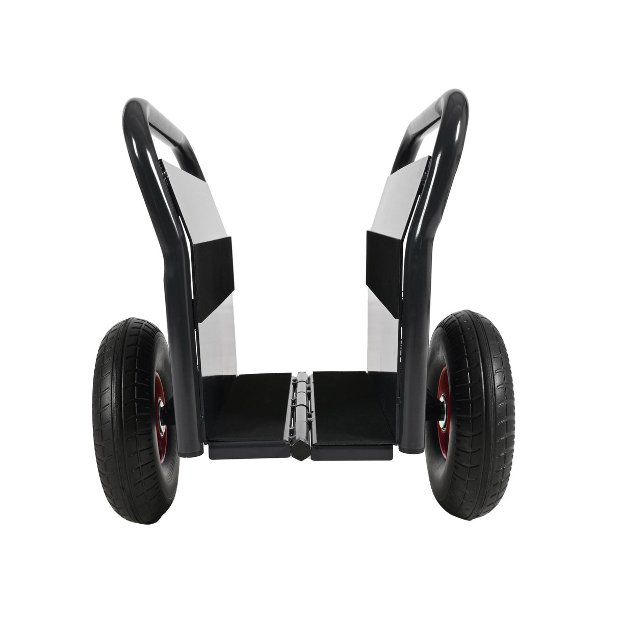 Heavy Duty Panel Dolly Slab Dolly 10" Solid Rubber Tires 1000 LBS All - Terrain Movement for Heavy Drywall Sheet & Door Material - Black - Fab Heavy Parts