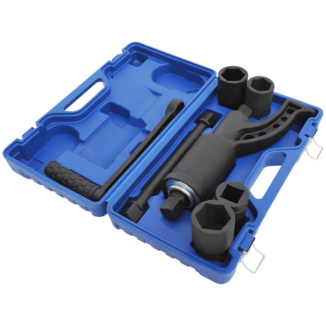 Heavy Duty Torque Multiplier Wrench Set Amplifier Lug Nut Remover 1:64 Labor Saving with Carrying Case - Fab Heavy Parts