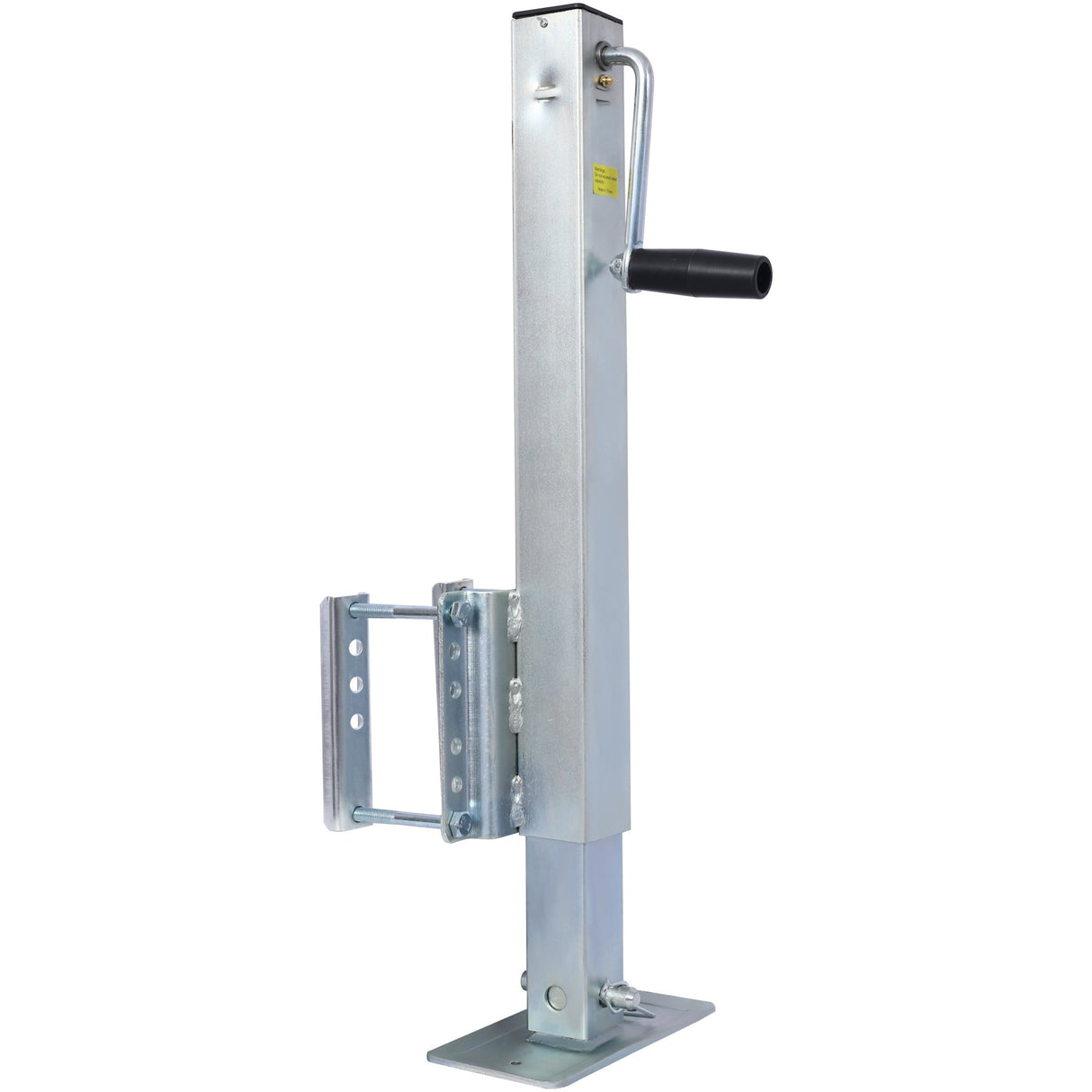Heavy Duty Trailer Jack Fixed Mount w/ Drop Leg 28.6 in. Lift Max Load 2,500 Lbs - Fab Heavy Parts