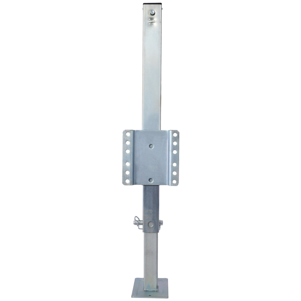 Heavy Duty Trailer Jack Fixed Mount w/ Drop Leg 28.6 in. Lift Max Load 2,500 Lbs - Fab Heavy Parts