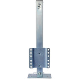 Heavy Duty Trailer Jack Fixed Mount w/ Drop Leg 28.6 in. Lift Max Load 2,500 Lbs - Fab Heavy Parts