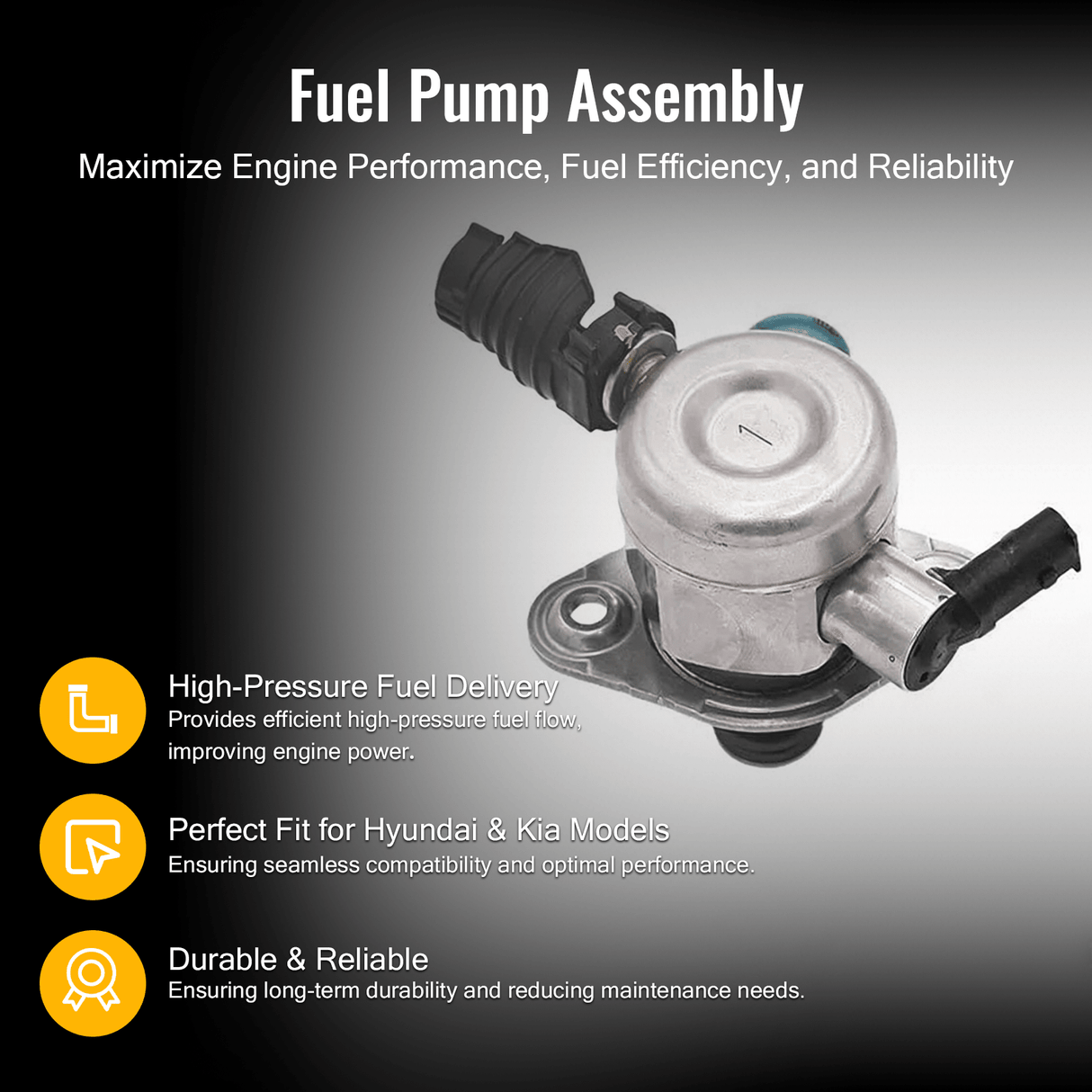 High Pressure Fuel Pump 35320 - 2B250 Fits for Hyundai Accent Sonata Kia Optima Rio Soul 1.6L - Fab Heavy Parts