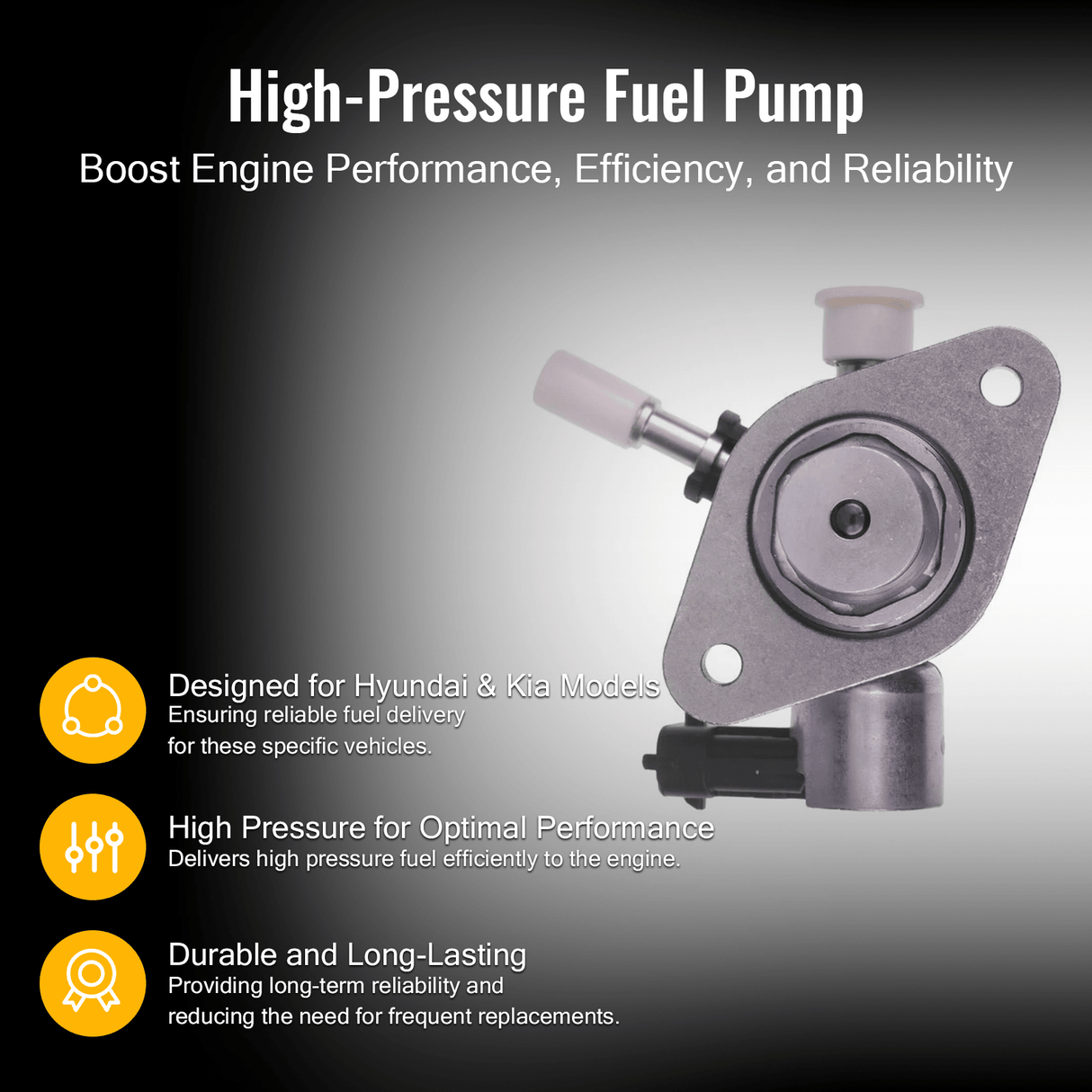 High Pressure Fuel Pump 35320 - 2E610 35320 - 2CTB1 for Hyundai Sonata Santa Kia K5 Optima Sorento Stinger 2.0L - Fab Heavy Parts