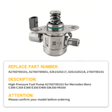 High Pressure Fuel Pump A2760700101 Fits for Mercedes - Benz C300 C350 E300 E350 E400 GLK350 Ml350 - Fab Heavy Parts