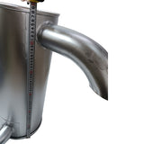 Muffler Silencer 4419850 Fits for Isuzu Engine 4BG1 Hitachi Excavator ZX110 ZX120 ZX125US ZX130 ZX130H ZX130K ZX135UR ZX135US ZX135USK ZX135UST