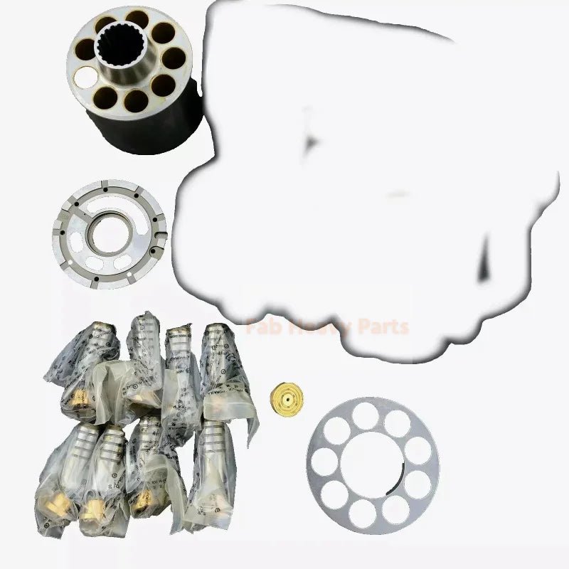 HPV35 Right Pump Repair Parts Cylinder Block Piston Valve Plate Set Plate - Fab Heavy Parts