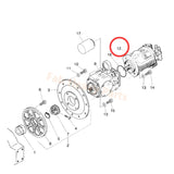 Hydraulic Axial Piston Pump F058423 Fits for John Deere Forwarder 810B 810C 810D - Fab Heavy Parts