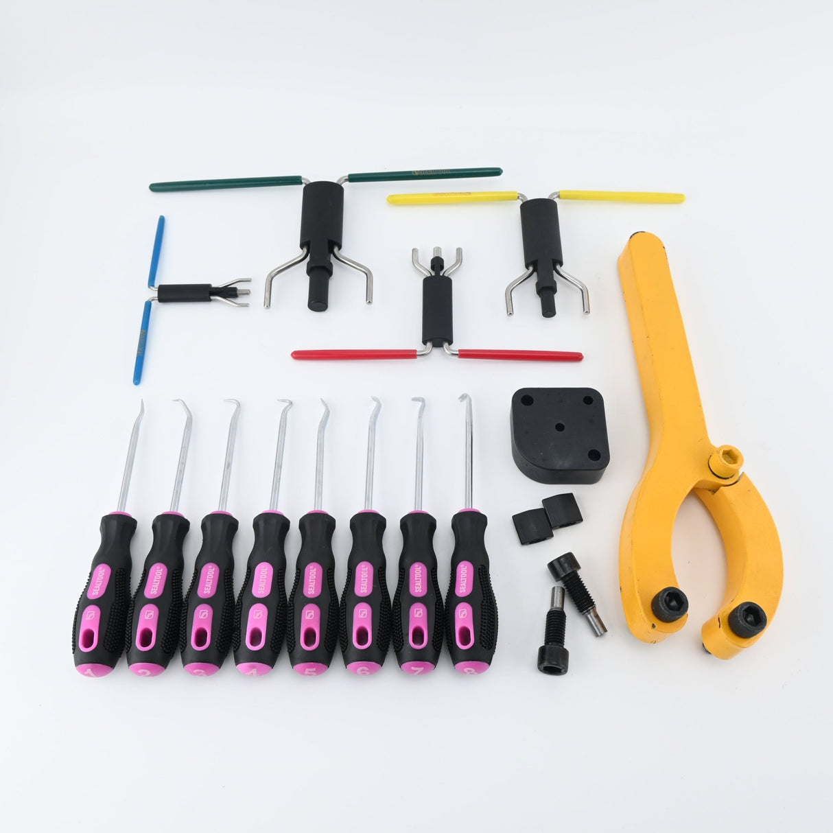 Hydraulic Cylinder Repair Tool Kit for Excavator Tractor Skid Steer Loader Backhoe - Fab Heavy Parts