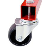 Hydraulic Door Remover and Installer Jack Hoist Lift Stand Dolly Red - Fab Heavy Parts
