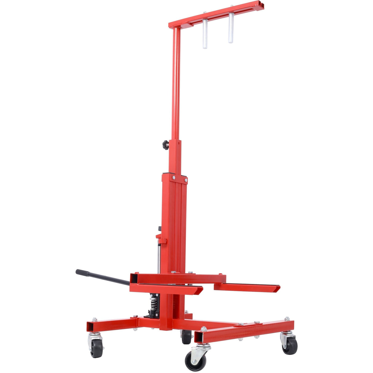 Hydraulic Door Remover and Installer Jack Hoist Lift Stand Dolly Red - Fab Heavy Parts
