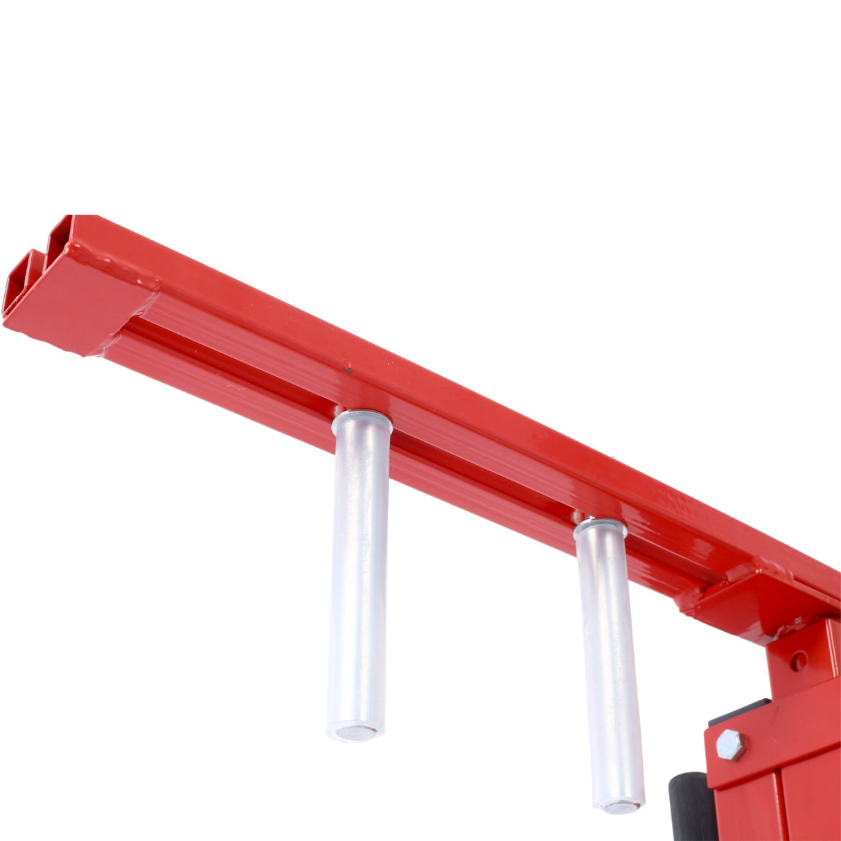 Hydraulic Door Remover and Installer Jack Hoist Lift Stand Dolly Red - Fab Heavy Parts