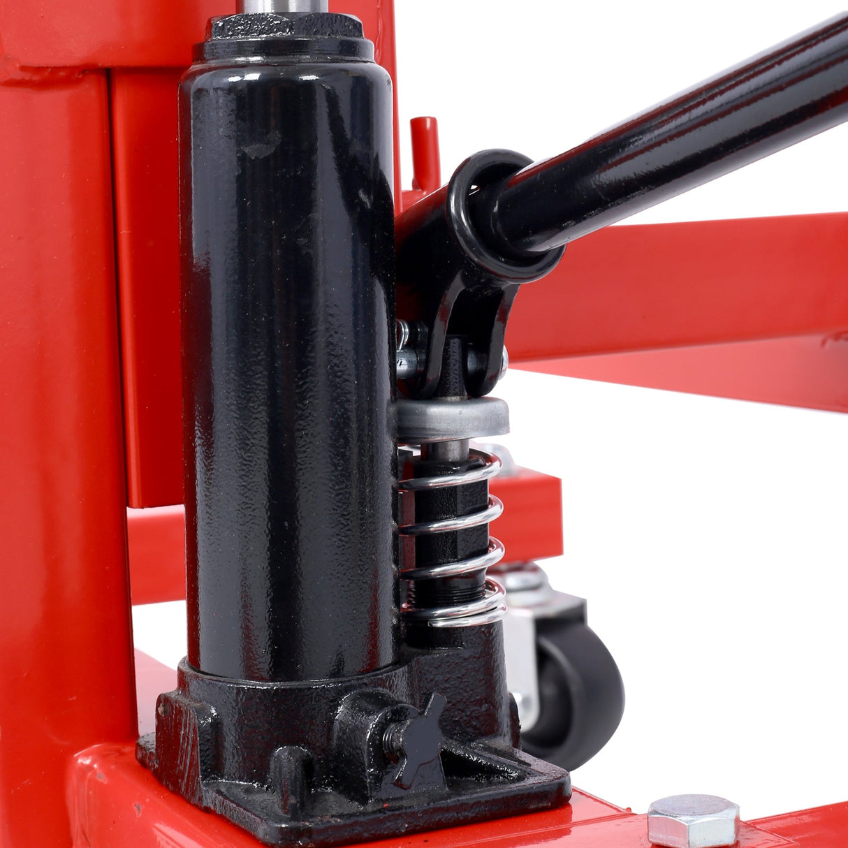 Hydraulic Door Remover and Installer Jack Hoist Lift Stand Dolly Red - Fab Heavy Parts
