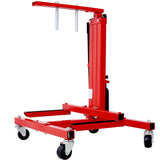 Hydraulic Door Remover and Installer Jack Hoist Lift Stand Dolly Red - Fab Heavy Parts