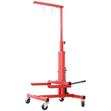 Hydraulic Door Remover and Installer Jack Hoist Lift Stand Dolly Red - Fab Heavy Parts
