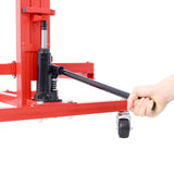 Hydraulic Door Remover and Installer Jack Hoist Lift Stand Dolly Red - Fab Heavy Parts