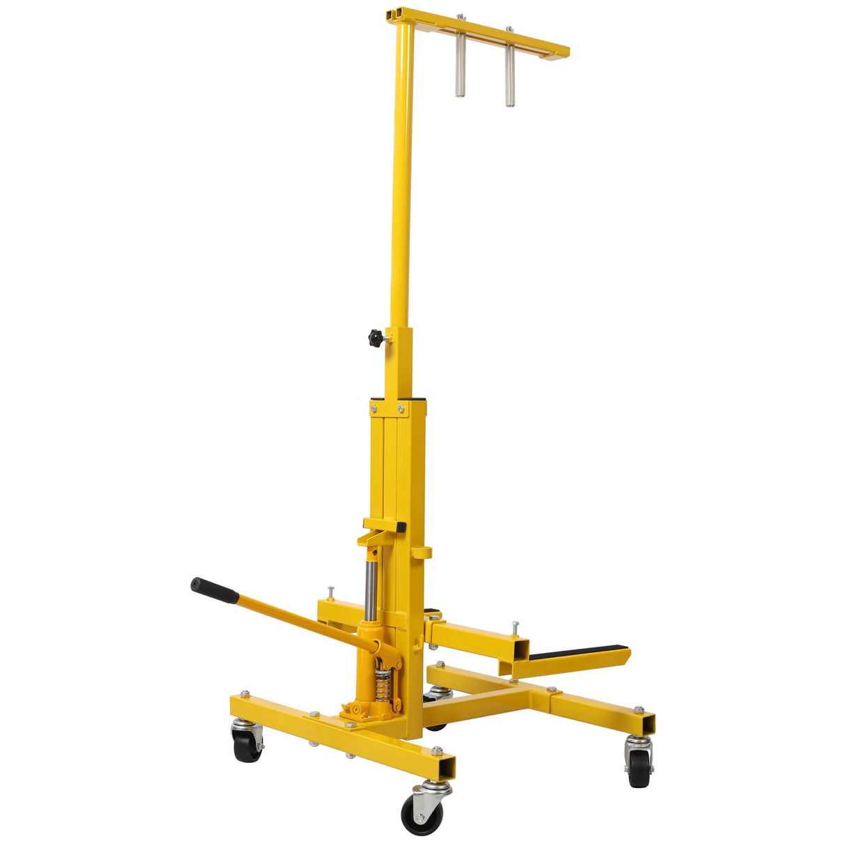 Hydraulic Door Remover and Installer Jack Hoist Lift Stand Dolly - Yellow - Fab Heavy Parts