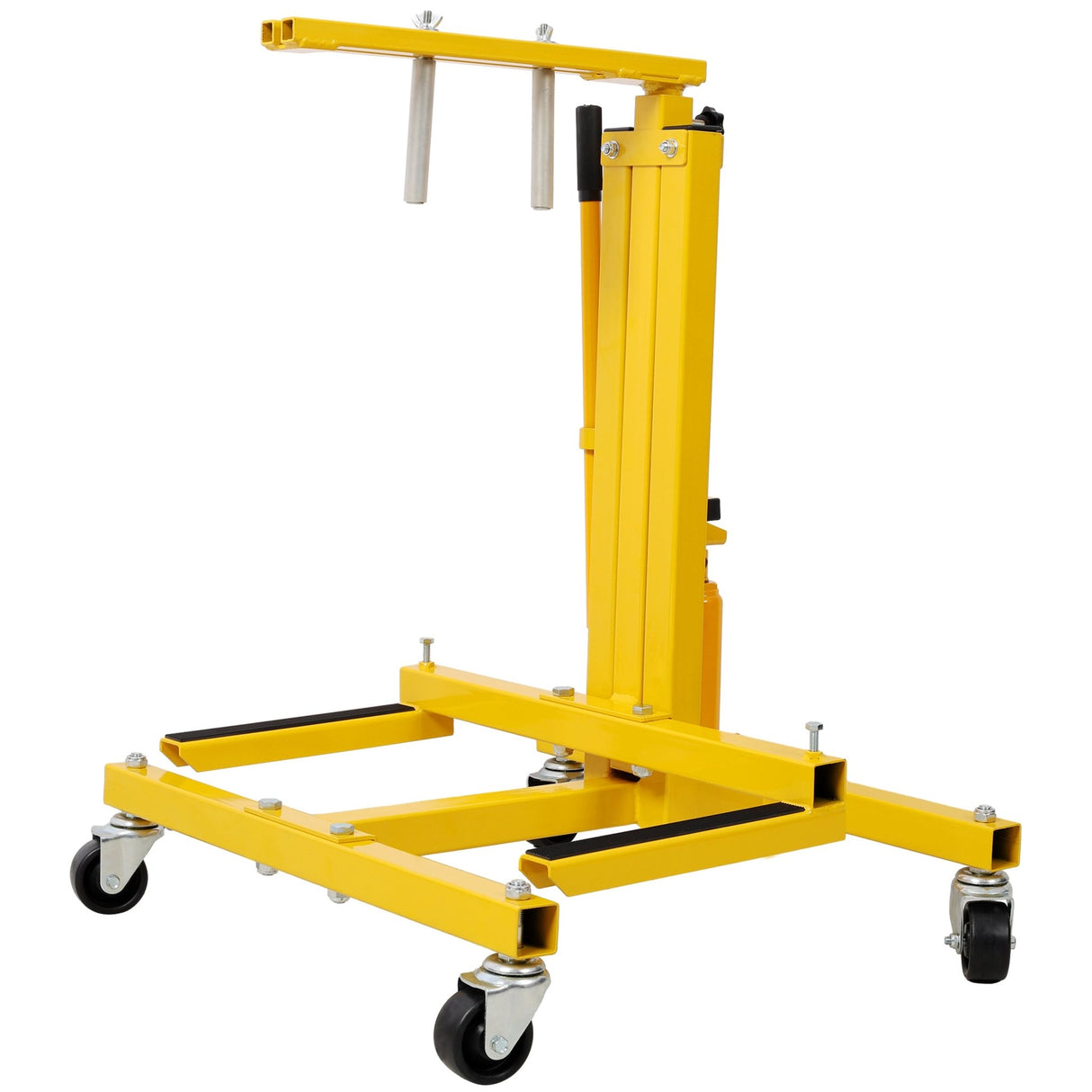 Hydraulic Door Remover and Installer Jack Hoist Lift Stand Dolly - Yellow - Fab Heavy Parts
