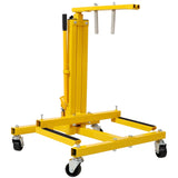 Hydraulic Door Remover and Installer Jack Hoist Lift Stand Dolly - Yellow - Fab Heavy Parts