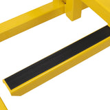 Hydraulic Door Remover and Installer Jack Hoist Lift Stand Dolly - Yellow - Fab Heavy Parts