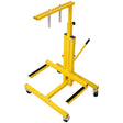 Hydraulic Door Remover and Installer Jack Hoist Lift Stand Dolly - Yellow - Fab Heavy Parts