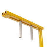 Hydraulic Door Remover and Installer Jack Hoist Lift Stand Dolly - Yellow - Fab Heavy Parts