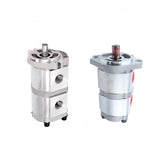 Hydraulic Double Gear Pump Replaces HGP-33A-F8-8R - Fab Heavy Parts