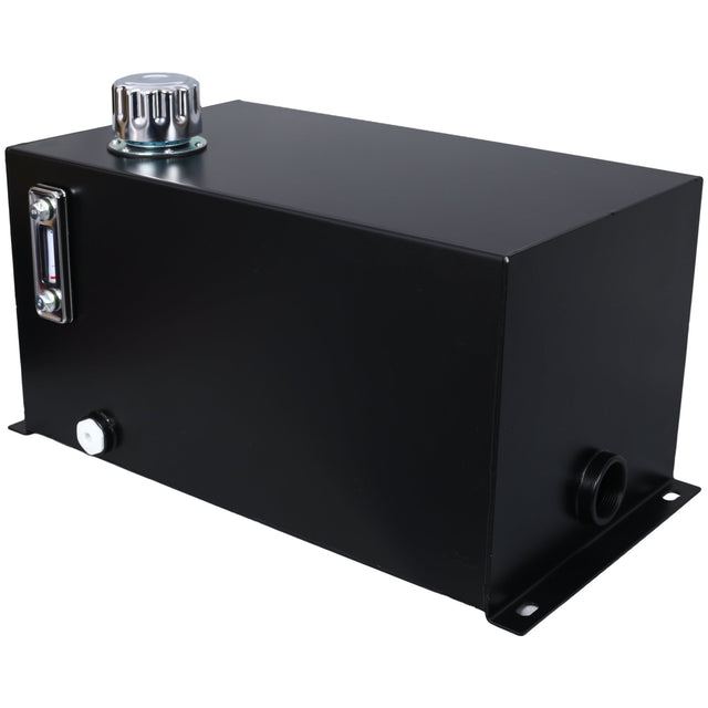 Hydraulic Fluid Tank with Strainer Tank Gauge Filter Breather Cap 10 Gal Heavy Duty - Fab Heavy Parts